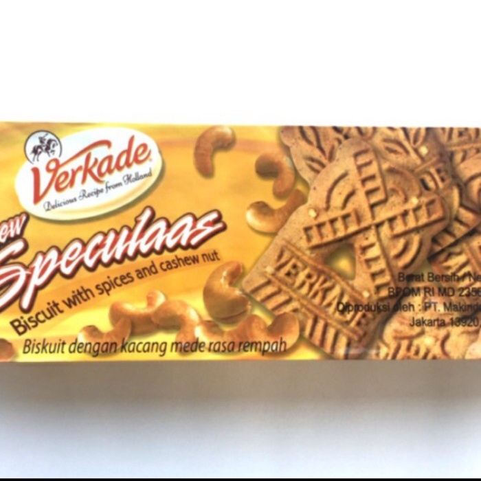 

verkade speculaas cashew biscuit 200gr