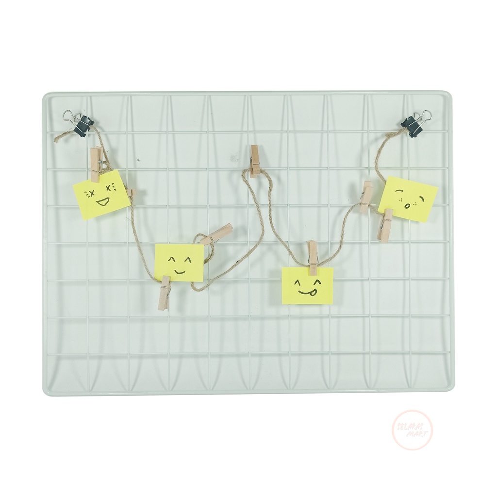 

JOYKO - Hiasan Dinding Wire Grid Wall Panel WGWP 670 Putih - Pcs