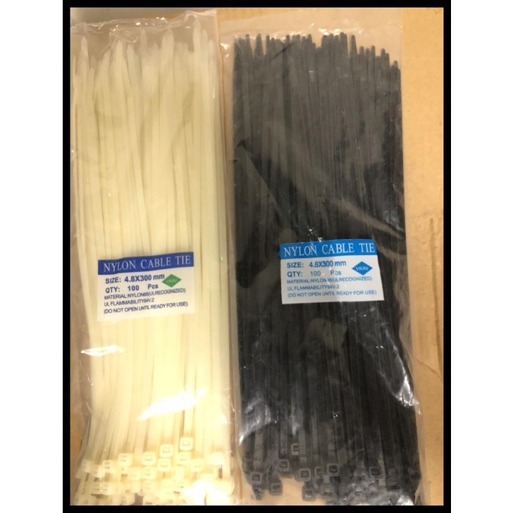 

Kabel Ties Tali Tis Tebal 300Mm 4.8 X 300 Mm 30 Cm Isi 100 Pcs