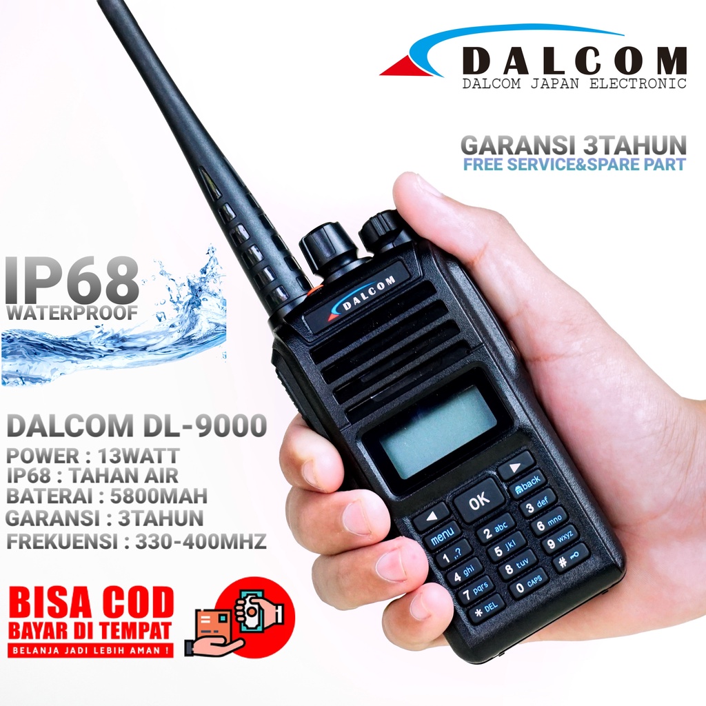 HT DALCOM JAPAN DL-9000 UHF 350 MHZ IP68 WATERPROOF
