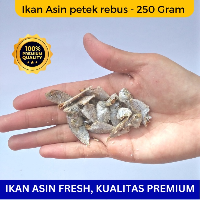 

Ikan asin petek rebus