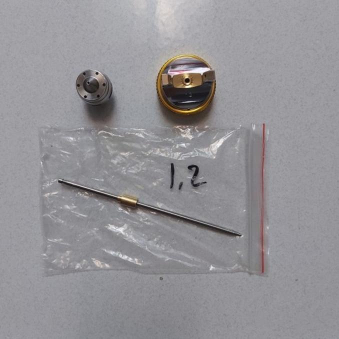 1,2Mm Sparepart Nozzle Set Spray Gun Angin Hvlp Hyper Coofix 1,2 1.2Mm