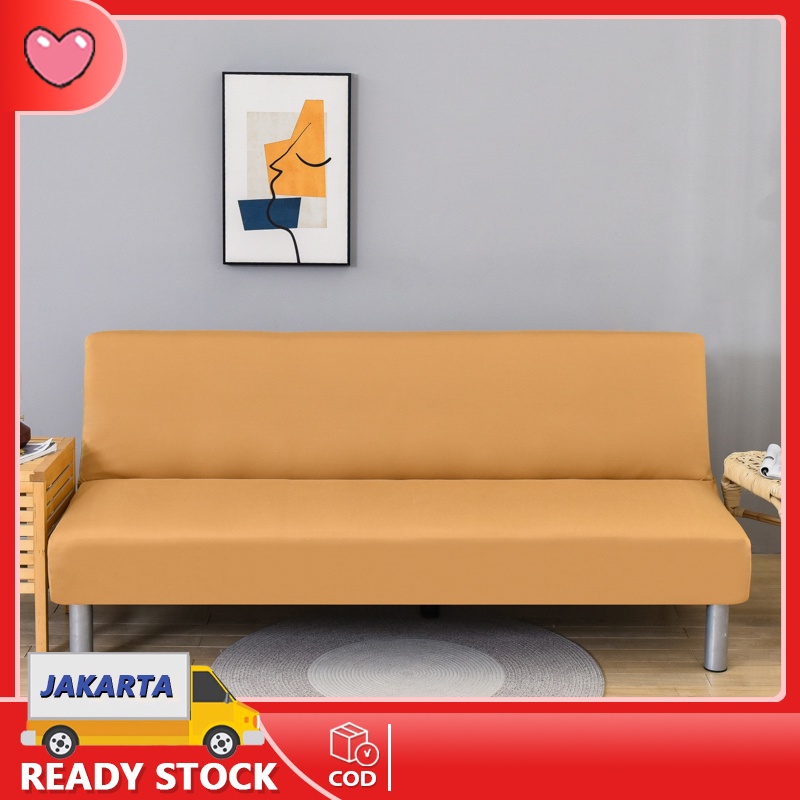 Rindu.Star cover sofa bed Sarung sofa Sarung sofa elastis tahan debu Sarung pola polos Tempat tidur sofa