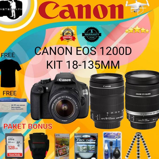 CANON EOS 1200D KIT 18-55 / KAMERA CANON EOS 1200D / KAMERA DSLR CANON