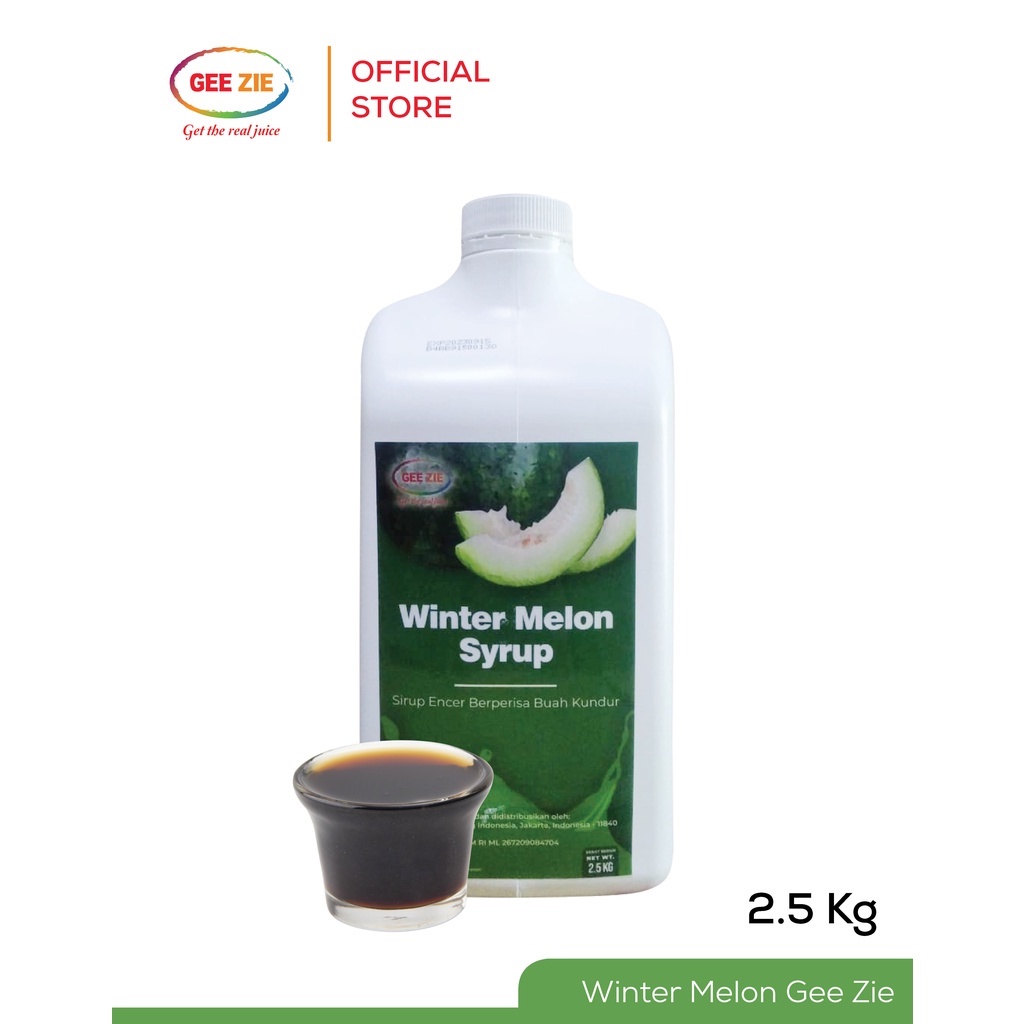 

Winter Melon Juice Concentrate 2,5kg Import Taiwan BPOM RI WinterMelon Buah Kundur Gee Zie