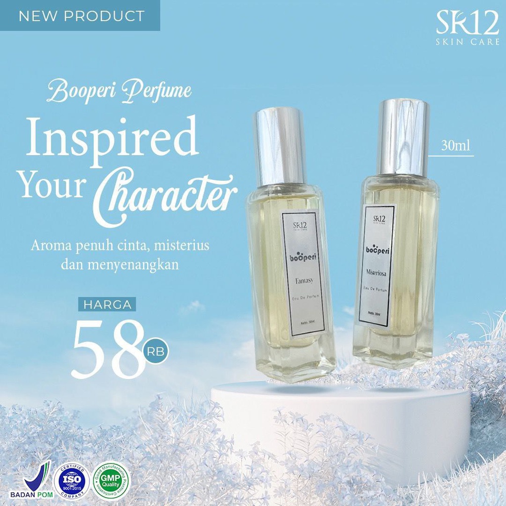 SR12 Booperi Perfume Fantasy Misteriosa 30ml Eau De Parfum BPOM