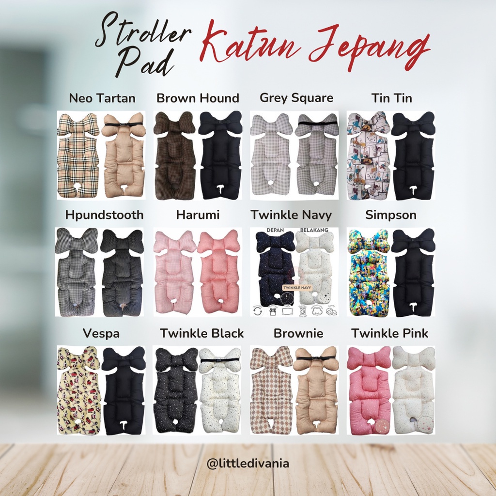 Bart SIMPSON Alas STROLLER PAD KATUN JEPANG stroler Akachan kereta dorong seatpad bayi empuk spad jp halus nyaman the simpsons