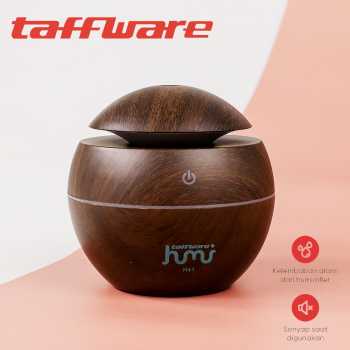 Air Humidifier Aromatherapy Oil Diffuser Wood 130ml Taffware HUMI H41