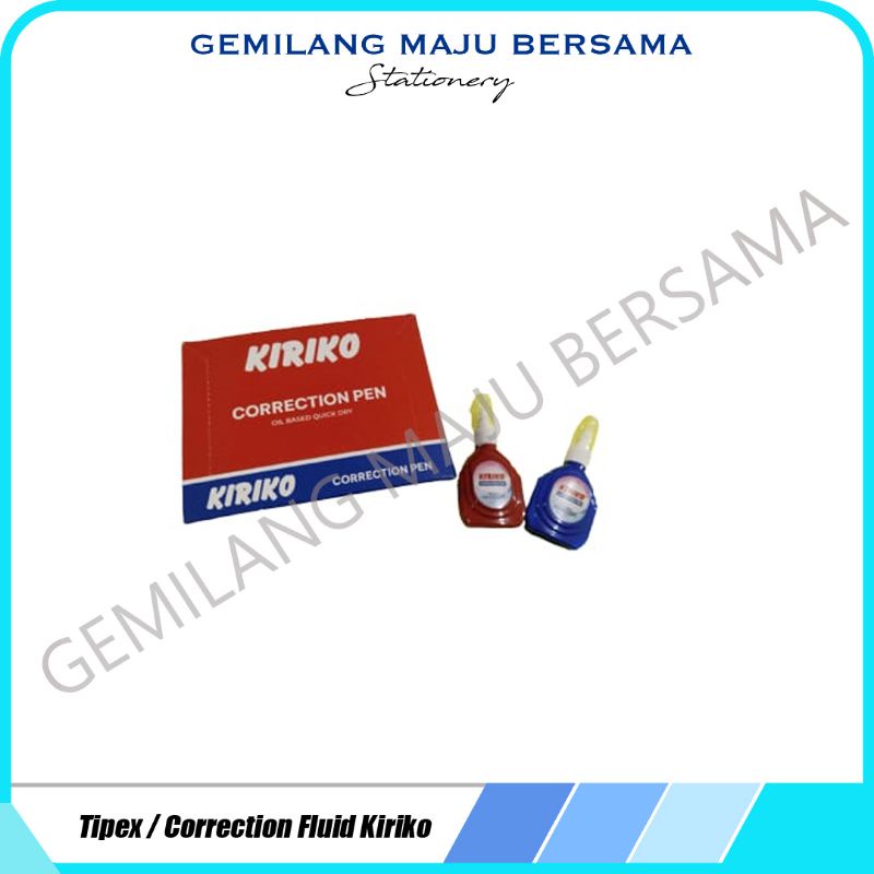 

Tipex / Correction Fluid Kiriko (Harga Per Buah)