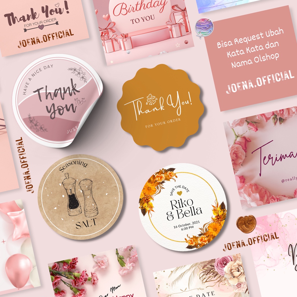 ✅ 𝐉𝐨𝐞𝐧𝐚 𝐎𝐟𝐟𝐢𝐜𝐢𝐚𝐥 - 𝐒𝐄𝐇𝐀𝐑𝐈 𝐉𝐀𝐃𝐈 🅶🆁🅰🆃🅸🆂 🅳🅴🆂🅸🅶🅽 UCAPAN TERIMA KASIH VIDEO UNBOXING STIKER STICKER ART C