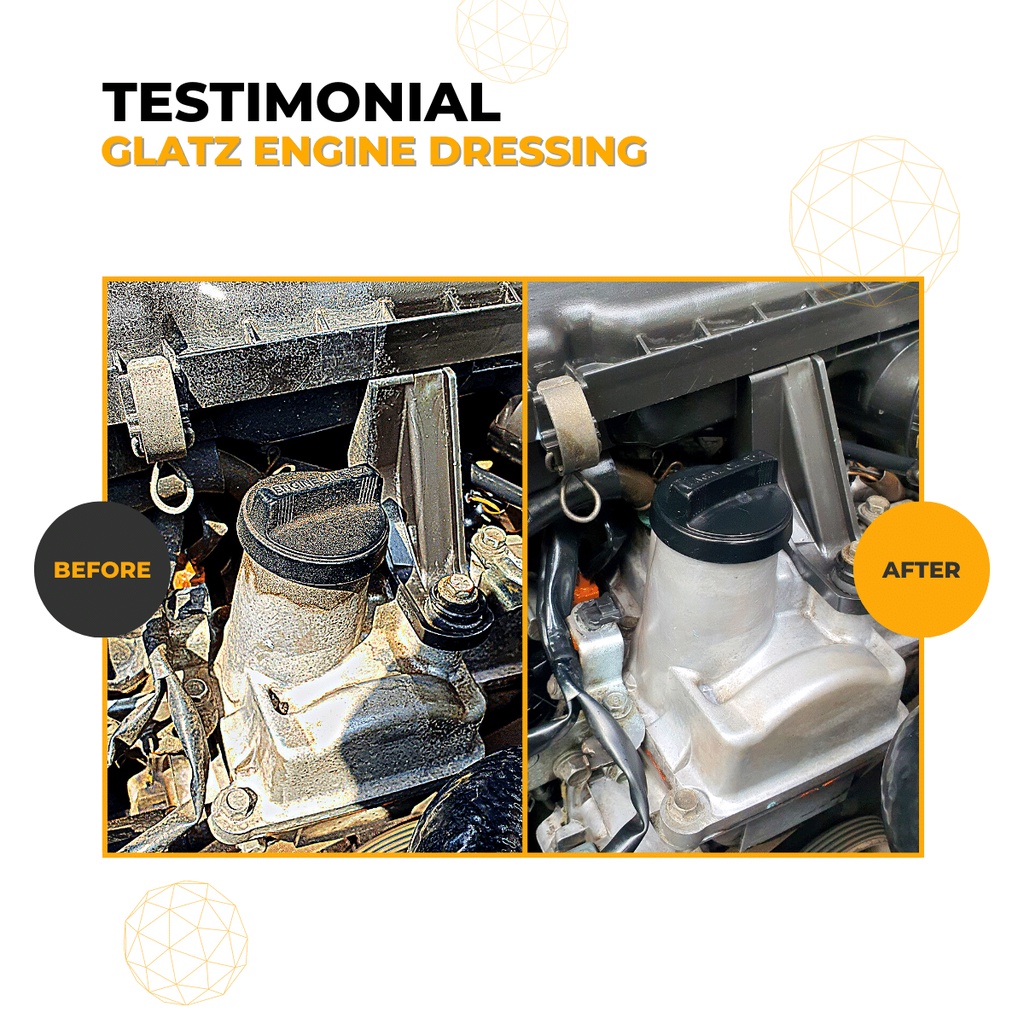 Engine Dressing Pengkilap Ruang Mesin Mobil Water Based Glatz Autocare