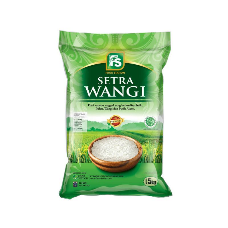 

Beras Premium Setra Wangi 5Kg