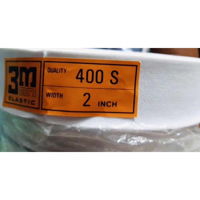 Konveksi Karet 3M 2In Putih/Hitam (5 Cm)