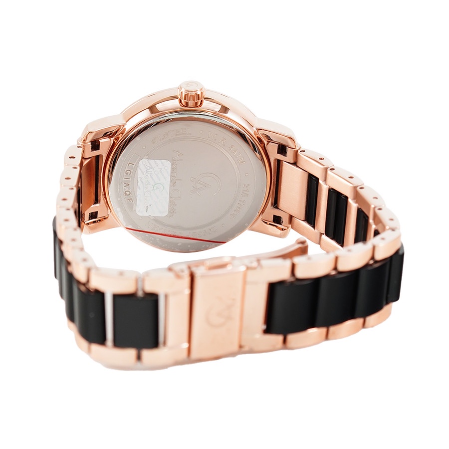 ORIGINAL Jam Tangan Wanita Alexandre Christie AC 2993 / AC2993 / 2993 / AC 2A41 / AC2A41 / 2A41 Garansi Resmi 1 Tahun, Stainless Combinasi Keramic
