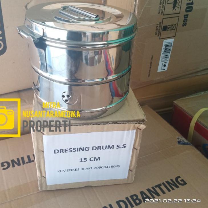 Limited Tromol kasa Dressing Drum MARWA 15cm