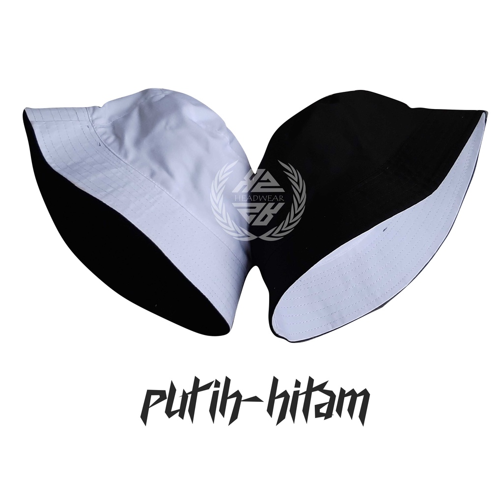 Topi Bucket Hat Premium Korean Style 2 Warna Pria dan Wanita