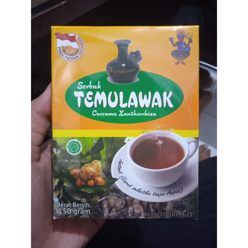 

Minuman Tradisional Serbuk Temulawak Curcuma Xanthorrhiza harga untuk 1 box isi@150gram ori