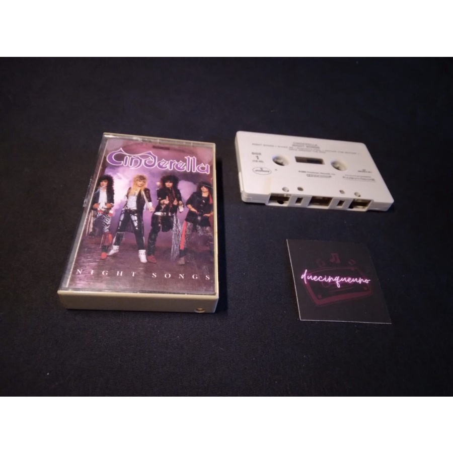 CINDERELLA - NIGHT SONGS (KASET PITA) US PRESS