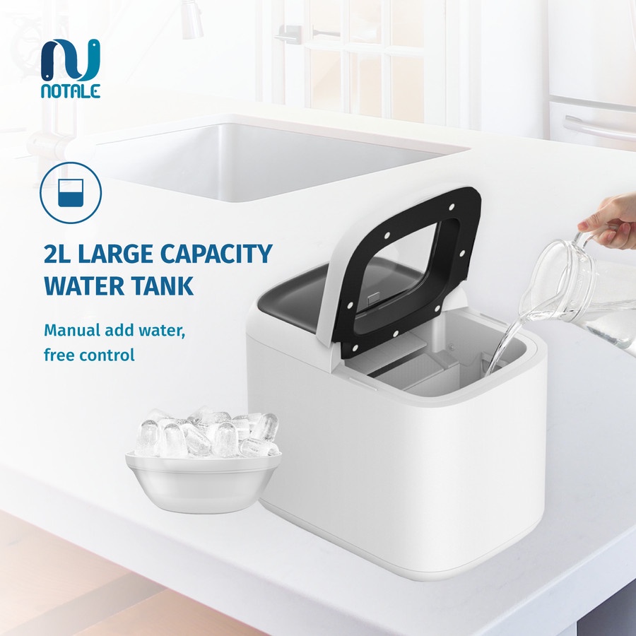 NOTALE ICE MAKER MESIN PEMBUAT ES BATU RUMAH CAFE KANTOR 15KG PER HARI