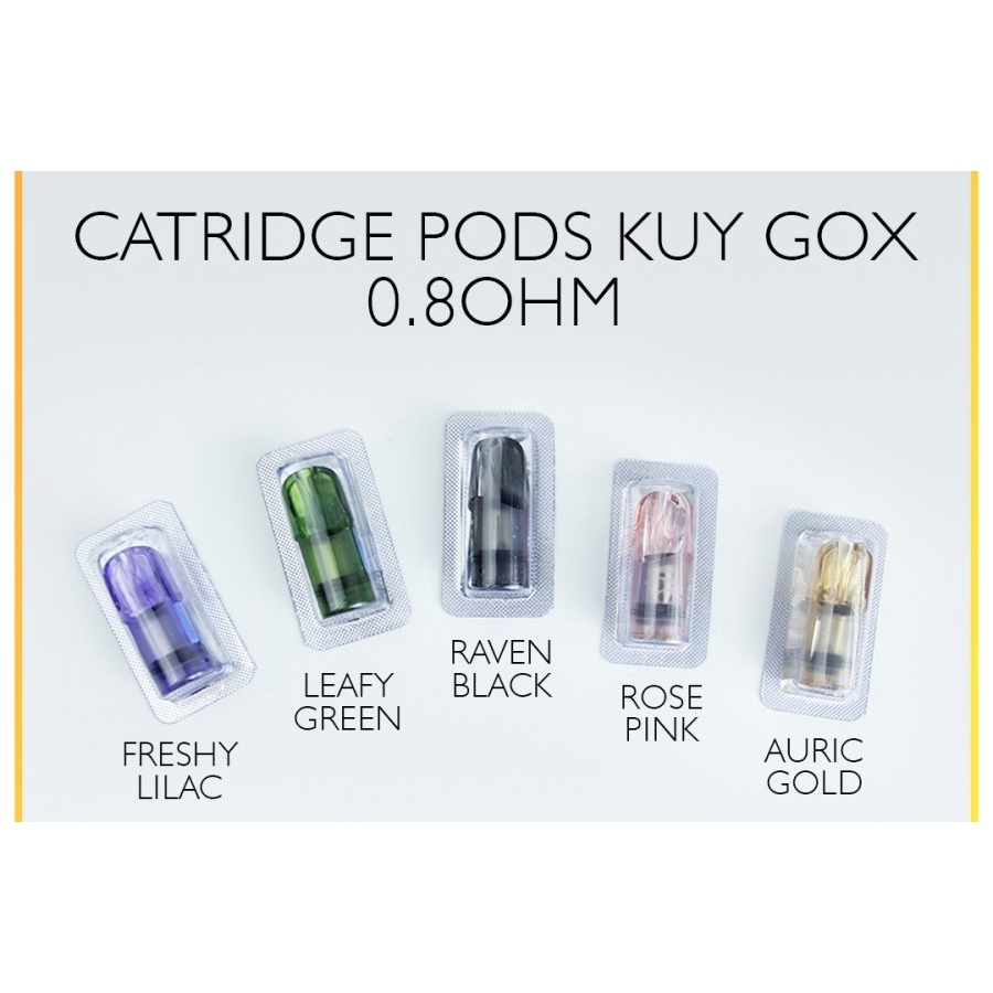 CARTRIDGE KUY GOX 0.8 OHM BY MOVI NEW CARTRIDGE KUY GOX ORIGINAL