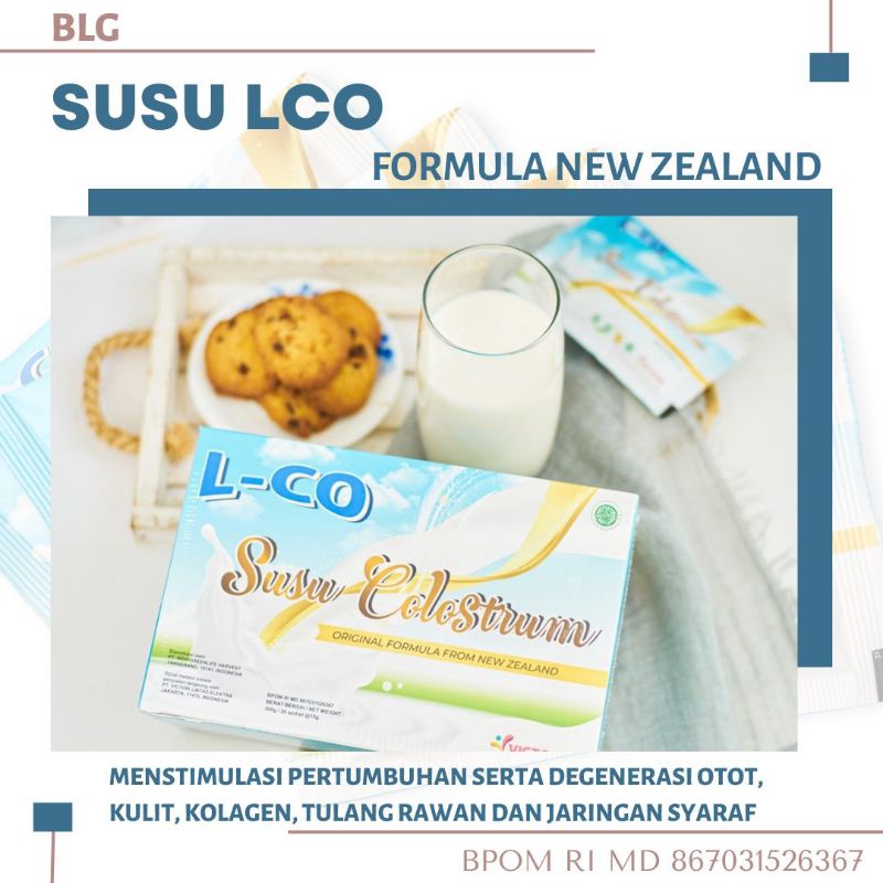 

Susu LCO BLG Formula New Zealand