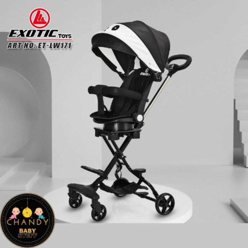 STROLLER EXOTIC ET-LW 171 ( ADJUSTABLE SEAT ) BISA HADAP 2 ARAH