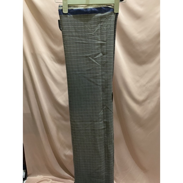 preloved sarung kain untuk sholat pria kotak abu