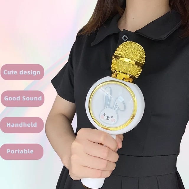 Jual Mic Karaoke X6 Wireless Bluetooth Karaoke Player Smule Microphone