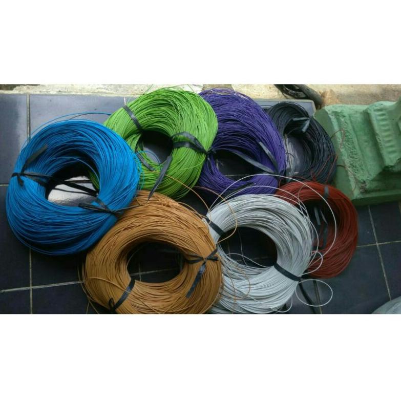 [Produk 94] Bahan Rotan Sintetis Pitrit Plastik 2mm per kg tali ikatan pancing kursi ayunan Promo ‥