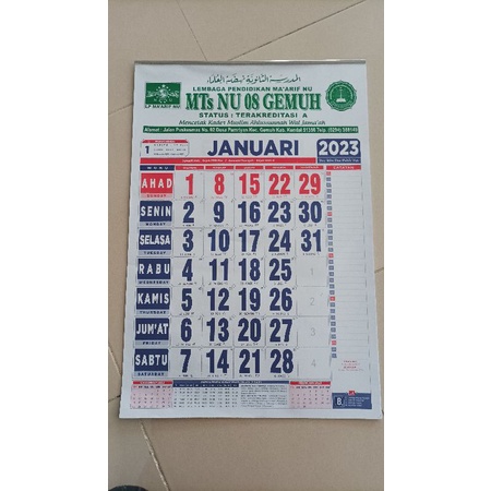 

kalender 41x60cm CUSTOM 150pcs 2024