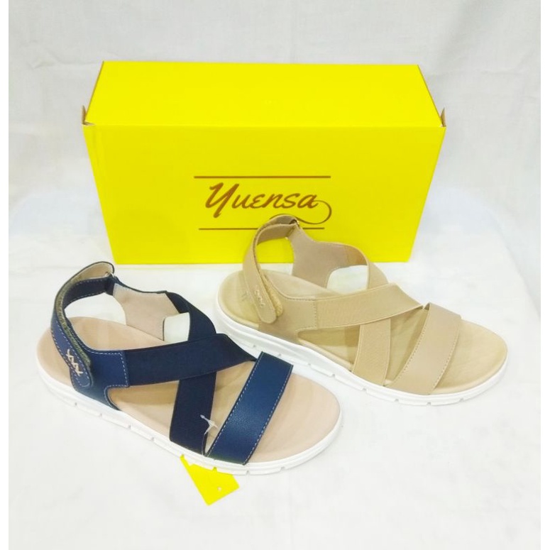 Sandal Wanita / Sepatu Sandal Wanita / Sandal Santai Wanita / Sandal Bertali Wanita / YUENSA Versa