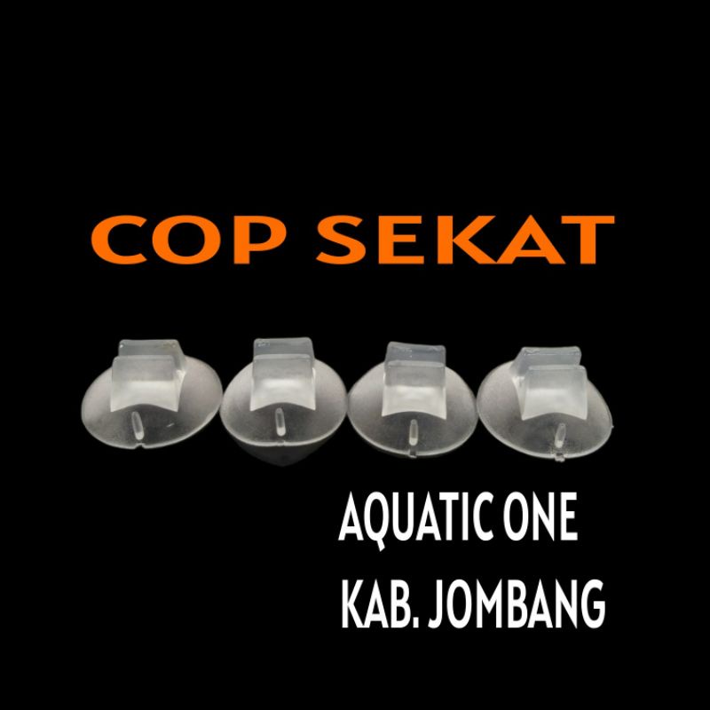 COP SEKAT dop kop sekat kaca aquarium tempelan penyekat kaca akuarium