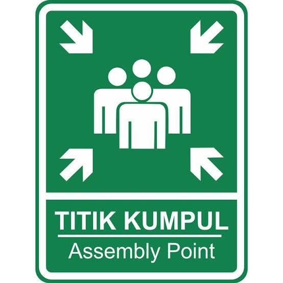 

Rambu K3 Titik Kumpul. Sign Assembly Point. 30X40Cm