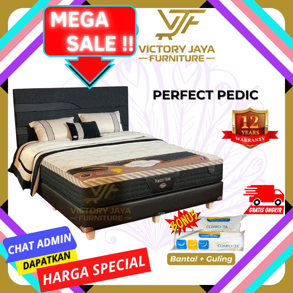 Kasur Spring Bed ORTHOPEDIC Comforta New Perfect Pedic (Full Set) 180x200
