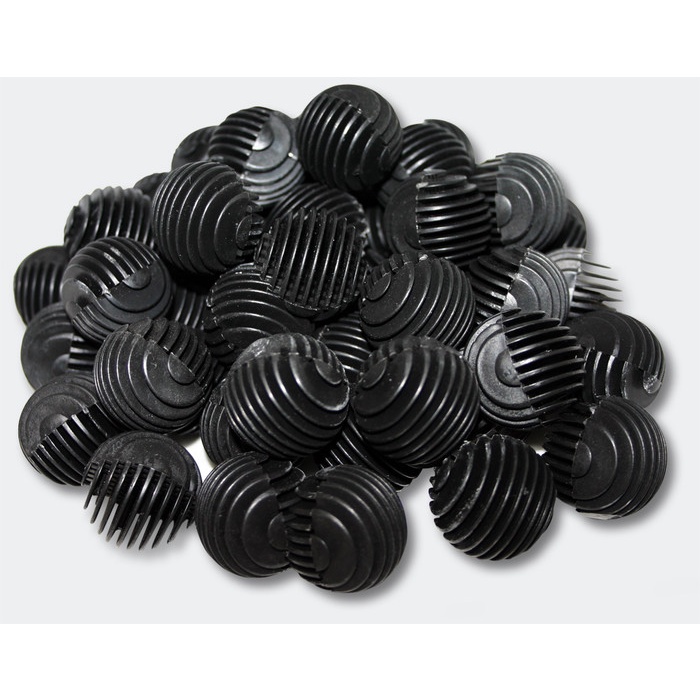 BIO BALL/BIOBALL BULAT 100PCS MEDIA FILTER KOLAM AQUARIUM MEDIA FILTER AIR AQUARIUM KOLAM IKAN