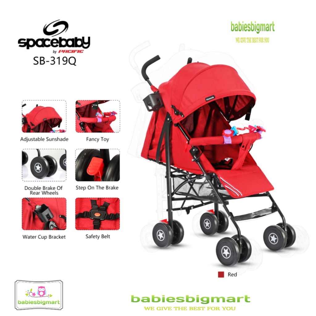 Stroller SpaceBaby SB 319Q Kereta Dorong Space Baby