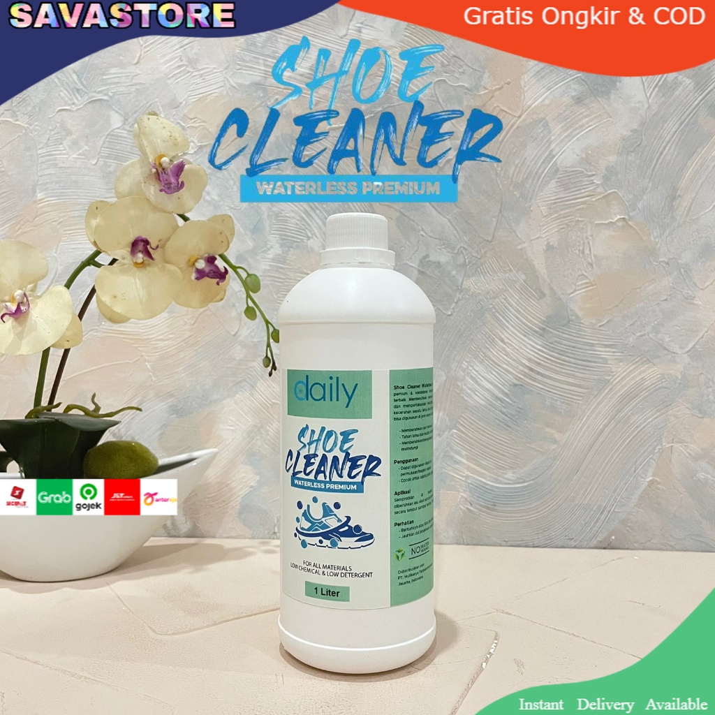 LAUNDRY SEPATU - CAIRAN AMPUH PEMBERSIH SEPATU REFILL 1 LITER DAILY SHOE CLEANER 1L WATERLESS