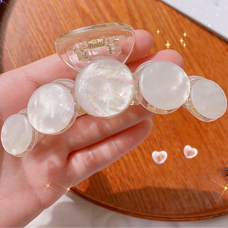 Korea Musim Gugur Baru Untuk Wanita Opal Kecil Alloy Rambut Klip Hiasan Kepala Mutiara Berlian Imitasi Gadis Mewah Fashion Jepit Rambut Aksesoris