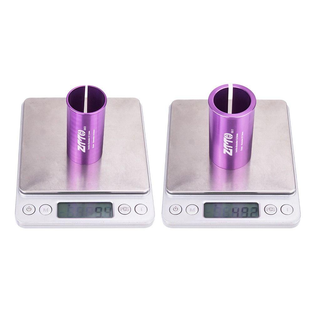 R-FLOWER 1pc Tabung Tiang Kursi Kualitas Tinggi Menyesuaikan Diameter 27.2 Aluminium Alloy Mengurangi Lengan Adapter