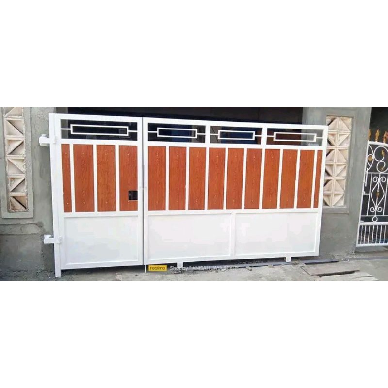 pagar rumah minimalis modern grc