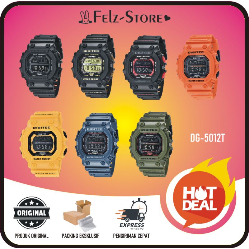 DIGITEC DG 5012 / DG-5012 / DG5012 / DG 2012 WATCH JAM TANGAN PRIA ORIGINAL
