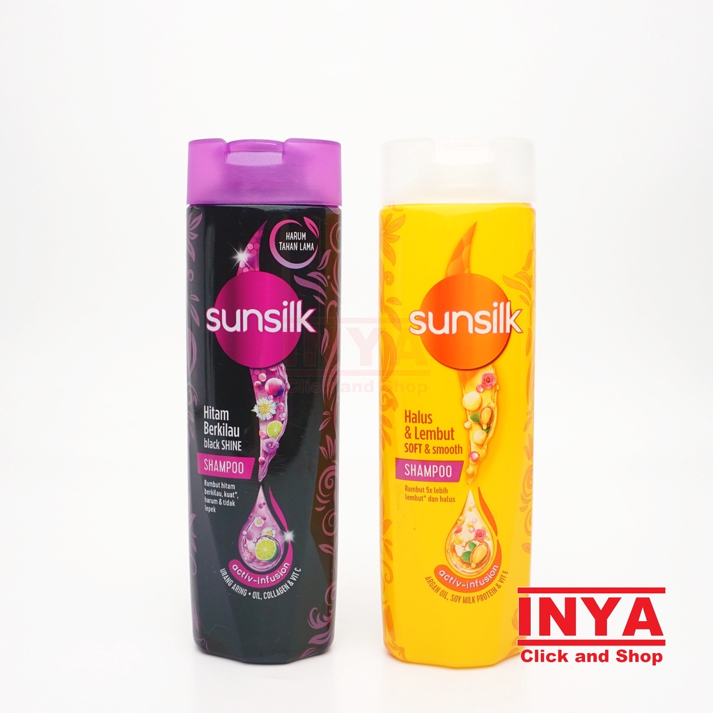 SUNSILK SHAMPOO HALUS &amp; LEMBUT SOFT &amp; SMOOTH 160ml - Sampo Rambut