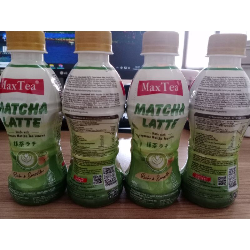 MAXTEA MATCHA LATTE 200ML / MAXTEA TEH HIJAU SUSU