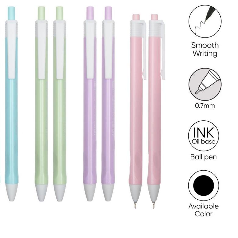 

PROMO HARI INI BallPen Pena Pulpen JOYKO BP342 Cetek-PAK/Pen Pastel Tinta Hitam 0.7mm 