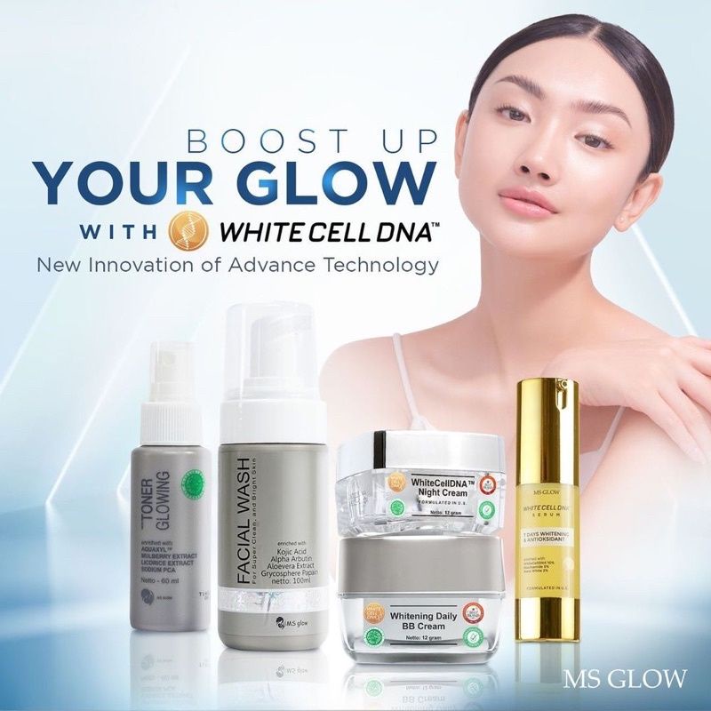 PAKET WHITENING CELL DNA SALMON MS GLOW