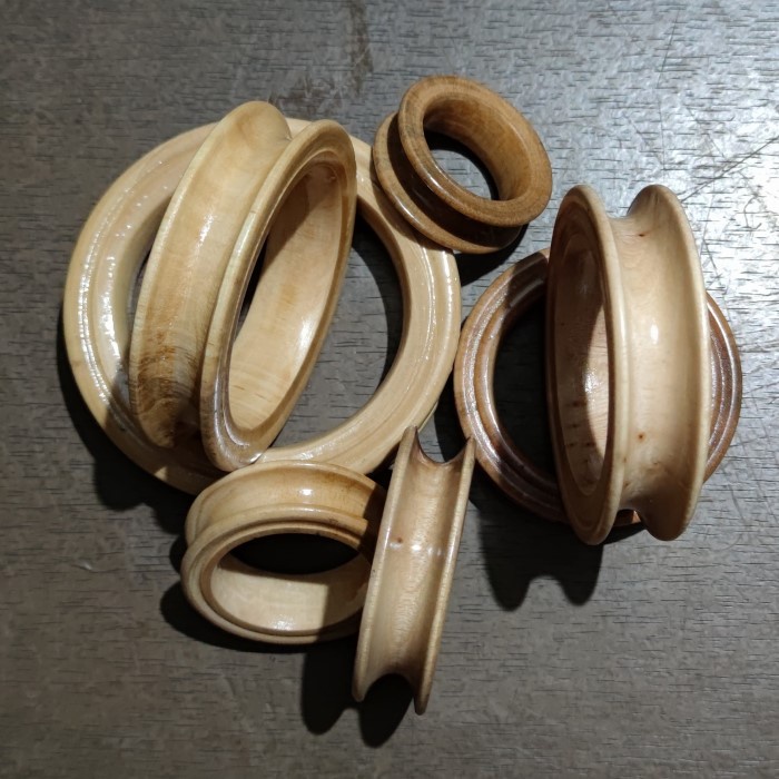 Golak Kayu Gulungan Senar Reel Pancing