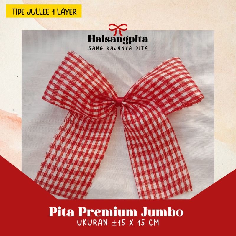 

Sang Pita - Pita Simpul "JULEE" Siap Pakai / Hiasan Pita Siap Pakai Jumbo
