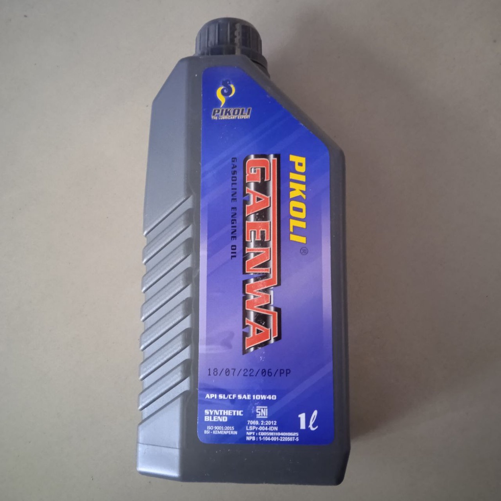 Oli mesin Pikoli Gaenwa 1L sae 10W40