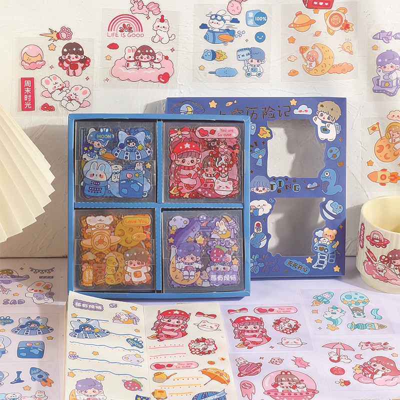 

Stiker Motif Kartun Lucu Sticker Tumbler Waterproof