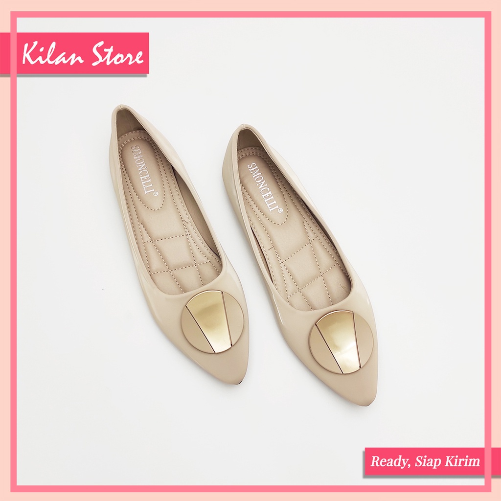 Flatshoes Wanita Humaira 214303 - Sepatu Flat Wanita Sepatu Teplek Wanita Import